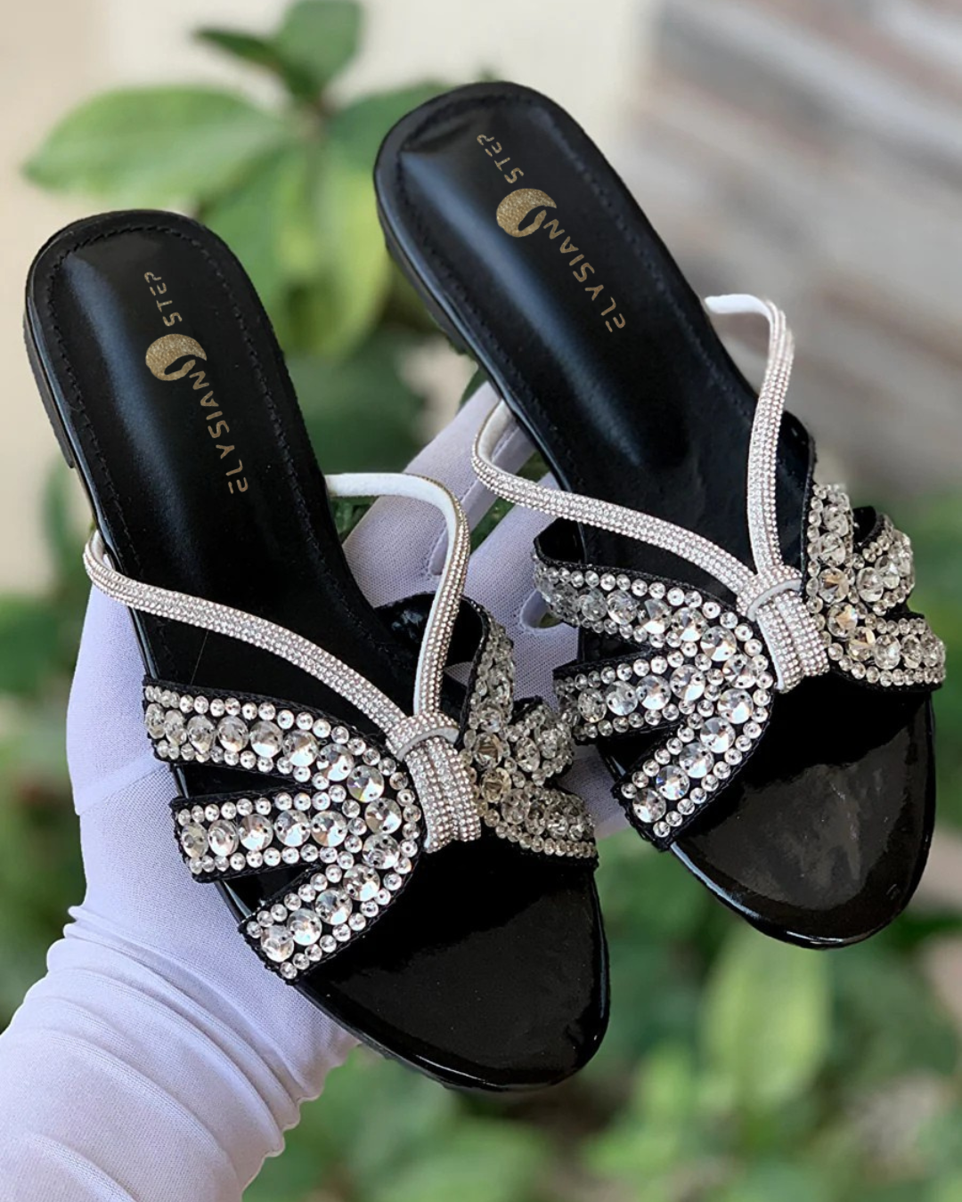 Nevis Embellished Flat