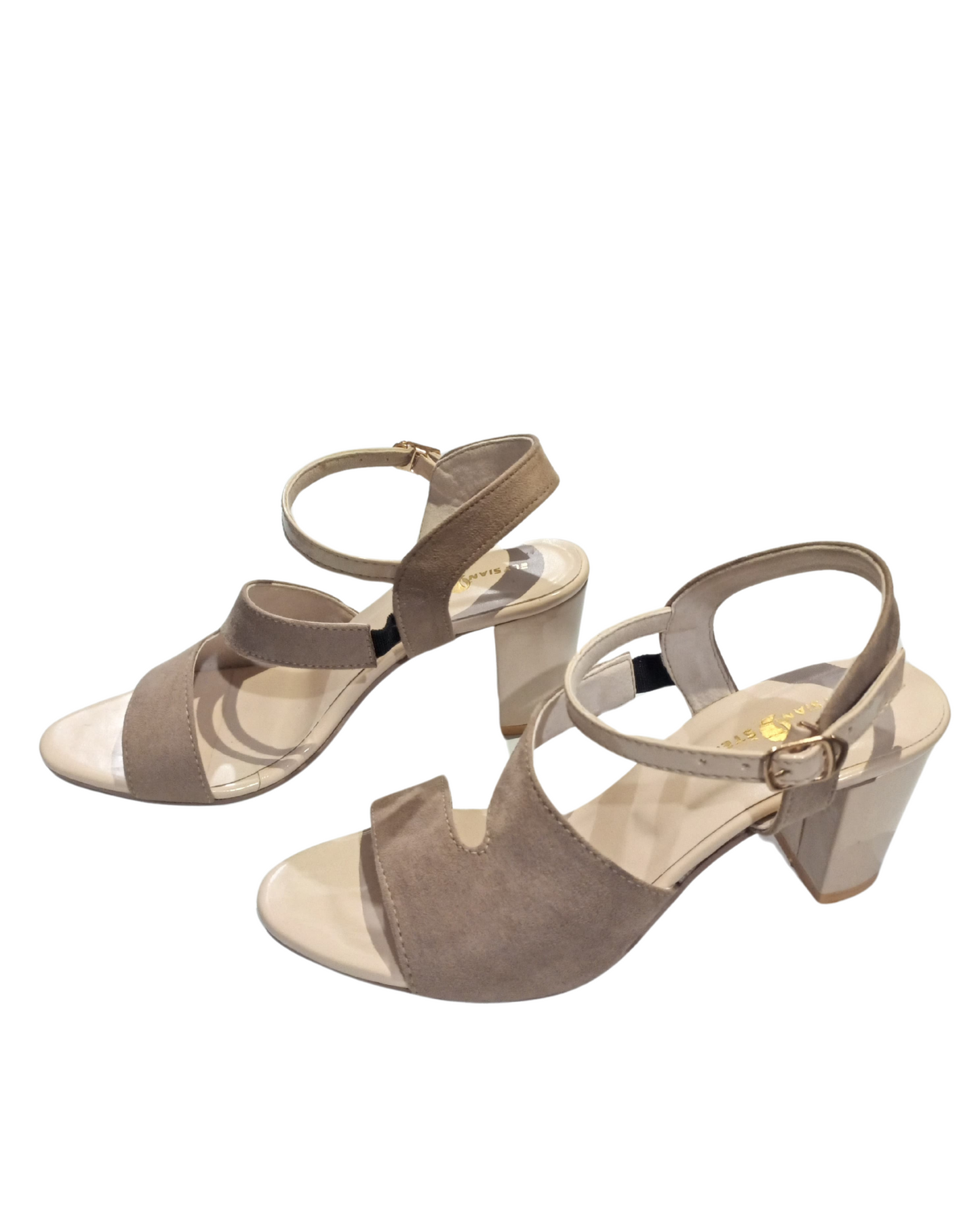 Chunky Strap Block Heel